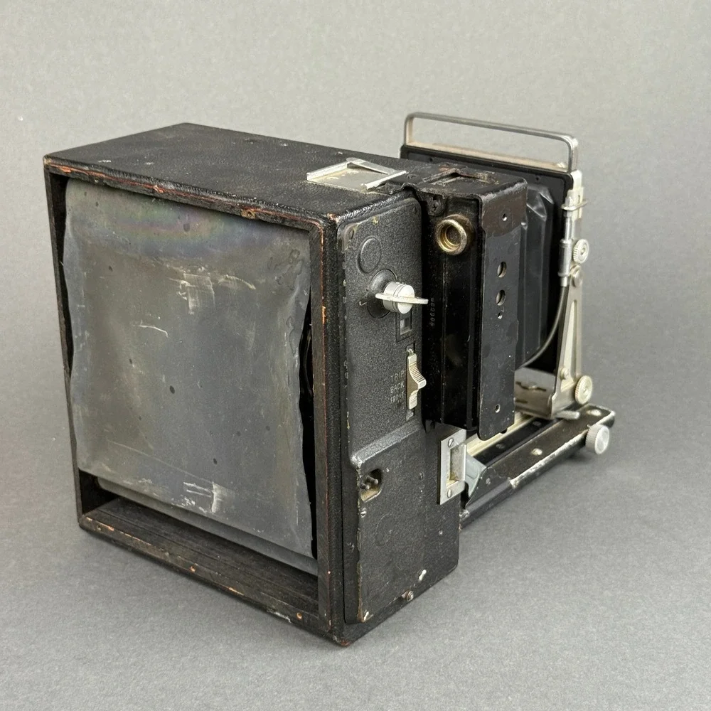 Graflex Speed Graphic Vintage 4x5 Press Camera Kalart Range Finder - For parts
